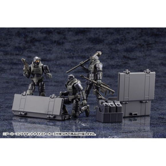 Kotobukiya Hexa Gear Army Container Set Night Stalkers Ver. 1/24 Scale Model Kit | Galactic Toys & Collectibles