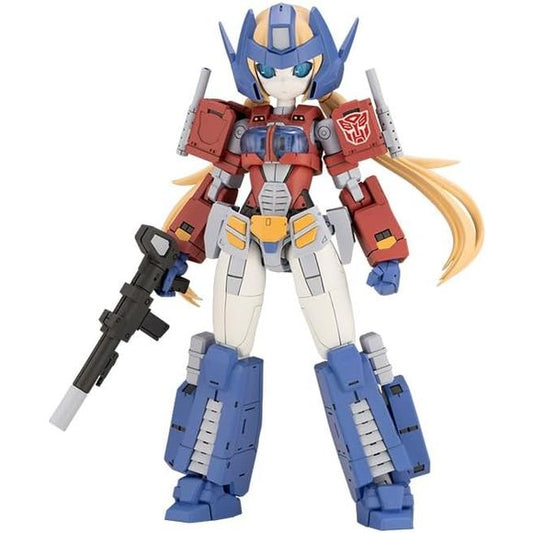 From TRANSFORMERS, which is celebrating its 40th anniversary in 2024, the AUTOBOT LEADER OPTIMUS PRIME joins Kotobukiya’s plastic model kit lineup based on a new original illustration by Humikane Shimada!

Each joint is highly articulated, with even the fine details of the character being properly modeled into this kit. 

Plenty of features are included in this version of Optimus Prime. The Matrix of Leadership, the symbol of the supreme commander of the Autobots, is also sculpted inside the chestplate. The