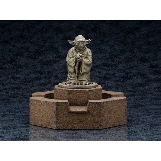 This will be a strict one time production; once manufacturing is completed the factory molds will be broken, ensuring this sculpt is never re-entered into production.The iconic Yoda fountain, located in San Francisco, has be come a popular destination for Star Wars fans since its inception in 2005. The likeness of the venerable Jedi Master is based on a series of maquettes, the first of which was completed in 1990 as a memento for the official Lucasfilm Fan Club.

Celebrate the 50th anniversary of Lucasfi