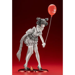 (PRE-ORDER: December 2023) Kotobukiya IT (2017) Bishoujo Pennywise Monochrome Ver. 1/7 Scale Figure Statue | Galactic Toys & Collectibles