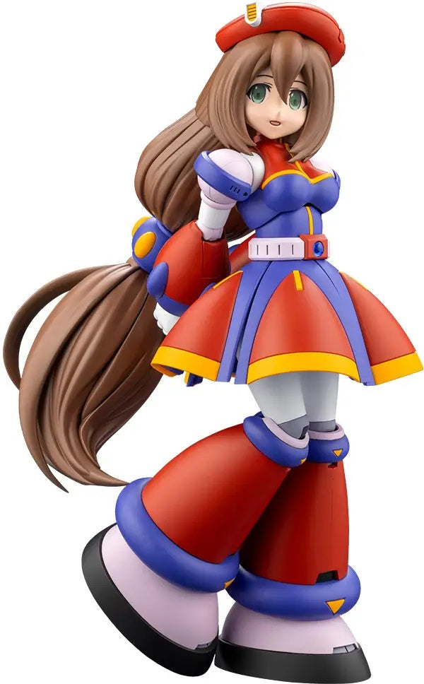 <p>From the iconic <em>Mega Man X</em> series comes Iris in her <strong>X4 Ver.</strong> as a plastic model kit from Kotobukiya!</p>

<p>The young Repliforce officer and sister of Colonel is recreated with proportions based closely on her appearance in <em>Mega Man X4</em>. Precise CAD-designed articulation allows Iris to achieve a wide variety of poses while maintaining her distinctive character design.</p>

<p>Three interchangeable face parts are included for displaying Iris with a normal expression, a sm