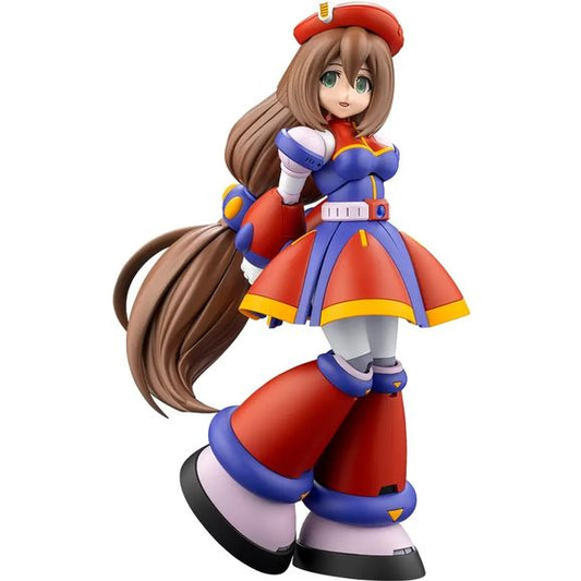 <p>From the iconic <em>Mega Man X</em> series comes Iris in her <strong>X4 Ver.</strong> as a plastic model kit from Kotobukiya!</p>

<p>The young Repliforce officer and sister of Colonel is recreated with proportions based closely on her appearance in <em>Mega Man X4</em>. Precise CAD-designed articulation allows Iris to achieve a wide variety of poses while maintaining her distinctive character design.</p>

<p>Three interchangeable face parts are included for displaying Iris with a normal expression, a sm