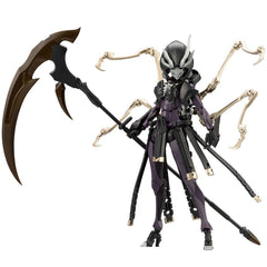 Pre-Order: Expected to ship September 2025

Introducing an all-new Grim Reaper-inspired boss character, Necro Face!
Necro Face is a DX item equipped with the Curse Reaper (scythe) and Exarmor Necromancer armor.
Exarmor Necromancer: This armor features hooded headgear and a removable skull mask.
The base mask behind the skull mask has three eyes, with the third eye sculpted into the forehead. The eyes are movable, and the included tool or the end tip of the Curse Reaper (scythe) can be used to adjust the lin