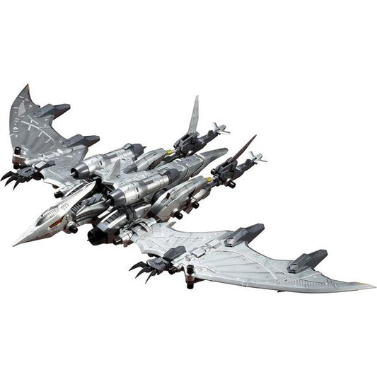 The strongest air combat Zoid in the Western Continent War has arrived! The Pteranodon-type Zoid Storm Sworder, which helped the Helic Republic secure air superiority and lead them to victory in the WesternContinent War, has been completely redesigned for the HMM Zoids series! This fully articulated model kit with its multicolored and clear parts allows users to achieve a finished look that closely resembles the original character design by just assembling the model. Storm Sworder’s characteristic weapons "