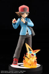 PRE-ORDER: Expected to ship in April of 2027.

From Pokémon Black Version and Pokémon White Version comes Hilbert with Victini as part of Kotobukiya's ARTFX J figure series!

Based on a newly commissioned illustration by Pokémon series artist Hitoshi Ariga, Hilbert is faithfully recreated in a familiar pose alongside the Victory Pokémon, Victini. Fine details bring the character to life, from the texture of Hilbert's shoes and his determined expression to the Xtransceiver on his wrist.

Victini is captured