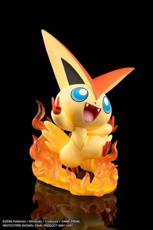 (PRE-ORDER: APR 2027) Kotobukiya Pokemon Hilbert with Victini ARTFX J Figure Statue