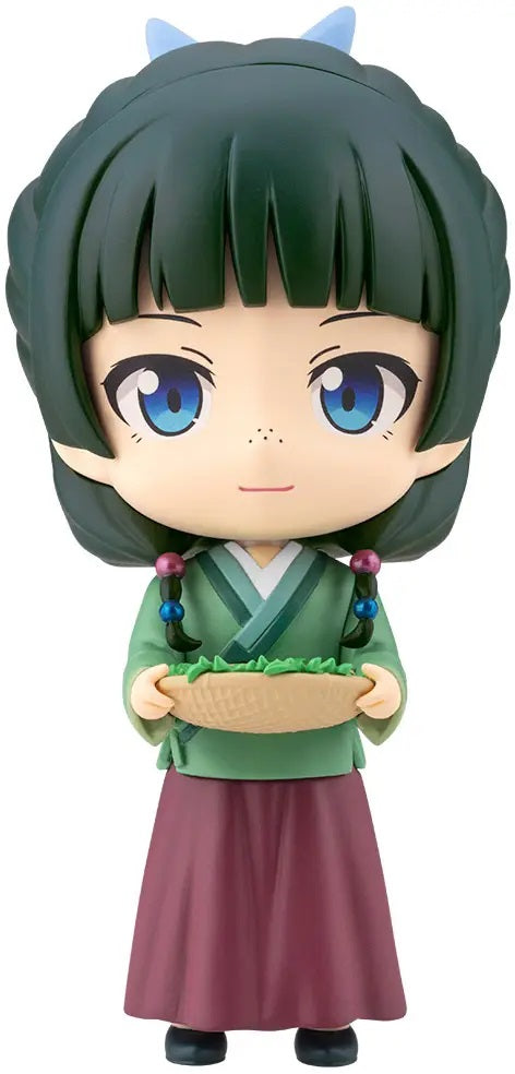 PRE-ORDER: Expected to ship in April of 2027.

Affordable, collectible, and cute! Maomao from The Apothecary Diaries joins Kotobukiya's OSHI WORKS Mini stylized figure series!

Maomao is depicted with a quietly satisfied expression as she carries a basket filled with freshly gathered medicinal herbs, capturing her unmistakable enthusiasm for medicine in an adorable compact design. Her head can turn from side to side for a little added posing variety, and a display base is included.

Display her alongside Ma