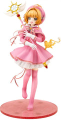 PRE-ORDER: Expected to ship in June of 2027.

From Cardcaptor Sakura: Clear Card comes Sakura Kinomoto in her iconic pink costume as a beautiful 1/7 scale figure from Kotobukiya!

Sakura is captured in a light and graceful pose, with the flowing movement of her ribbons and skirt carefully sculpted to give the figure a sense of motion. Her Dream Staff is recreated with intricate detailing, while her cheerful companion Kero-chan joins her at her side.

Special attention has been paid to Sakura and Kero-chan's