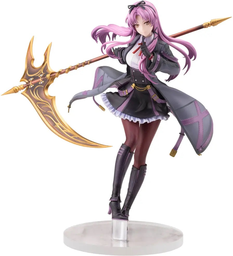 PRE-ORDER: Expected to ship in June of 2027.

From Nihon Falcom’s popular The Legend of Heroes series comes Renne Bright in her appearance from The Legend of Heroes: Trails through Daybreak II, joining Kotobukiya’s lineup as a stunning 1/8 scale figure!

Renne is depicted in her more mature appearance from Trails through Daybreak II, elegantly posed with her large, ornate golden scythe in hand. Her stylish outfit, confident expression, and intricately detailed weapon have been faithfully recreated, capturin