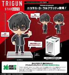 (PRE-ORDER: APR 2027) Kotobukiya OSHI WORKS Mini Trigun Stargaze Nicholas D. Wolfwood Figure