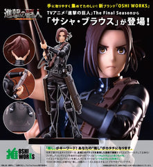 (PRE-ORDER: SEP 2027) Kotobukiya Attack on Titan The Final Season Sasha Blouse OSHI WORKS Figure
