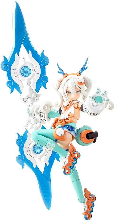 <p><strong>PRE-ORDER: Expected to ship in May of 2027.</strong></p>

<p>From Kotobukiya's popular <strong>Megami Device</strong> series comes <strong>PUNI☆MOFU Lin</strong>, a new character featuring a fast and energetic qilin-inspired design by illustrator BLADE!</p>

<p>Standing approximately <strong>5.9 inches (15 cm) tall</strong> when assembled, Lin uses the compact <strong>Machinika Block2-S</strong> body for an expressive range of articulation while maintaining the signature petite proportions of the
