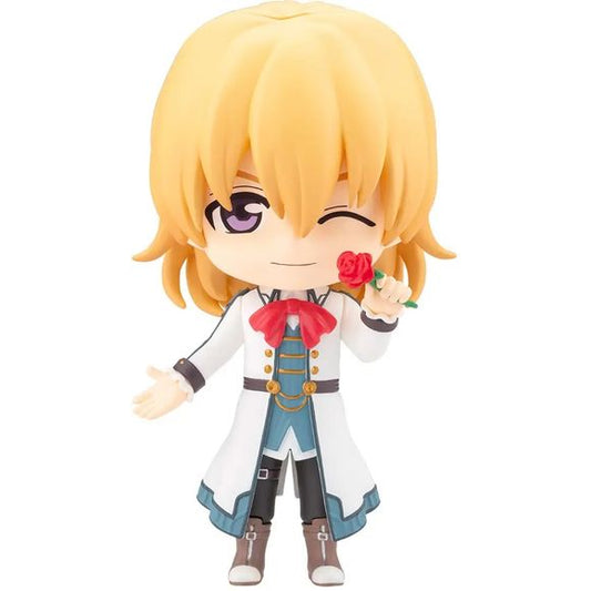 <p><strong>PRE-ORDER: Expected to ship in April 2027.</strong></p>

<p>From <em>The Legend of Heroes: Trails in the Sky</em> comes Olivier Lenheim as part of Kotobukiya's OSHI WORKS Mini series!</p>

<p>Olivier is recreated in an adorable compact, stylized design that captures his flamboyant personality and distinctive appearance. Featuring his flowing blond hair, elegant white outfit, and signature rose, this miniature figure is instantly recognizable to fans of the <em>Trails</em> series.</p>

<p>Designed
