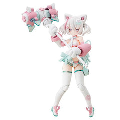 <p><strong>PRE-ORDER: Expected to ship in May of 2027.</strong></p>

<p>Add a fresh color variation to your <strong>Megami Device</strong> collection with <strong>Kotobukiya PUNI☆MOFU Shiro Mao</strong>. This version reimagines Mao in a white-themed palette with updated expressions and newly sculpted mascot parts.</p>

<p>Built around the compact <strong>Machineca Block2-S</strong> body designed by Masaki Apsy, the kit offers flexible articulation for standing, seated and action poses. Display Shiro Mao in