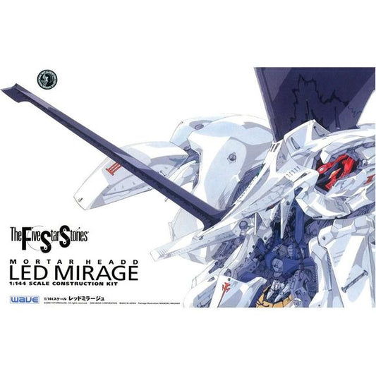 Wave The Five Star Stories FS-100 L.E.D. Mirage 1/144 Scale Model Kit | Galactic Toys & Collectibles