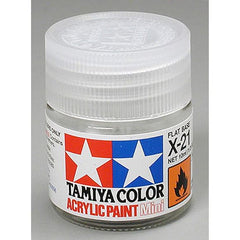 Tamiya Color Mini X-21 Flat Base Acrylic Paint 10ml | Galactic Toys & Collectibles