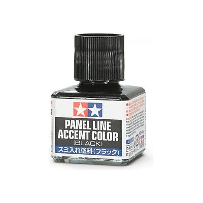 Tamiya 87131 Panel Line Accent Color Black 40ml | Galactic Toys & Collectibles