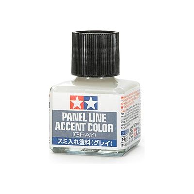 Tamiya 87131 Panel Line Accent Color Gray 40ml | Galactic Toys & Collectibles
