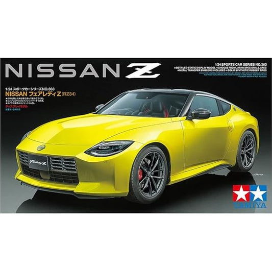 Tamiya Sports Car Series No.363 NISSAN Fairlady Z (RZ34) 1/24 Scale Model Kit | Galactic Toys & Collectibles