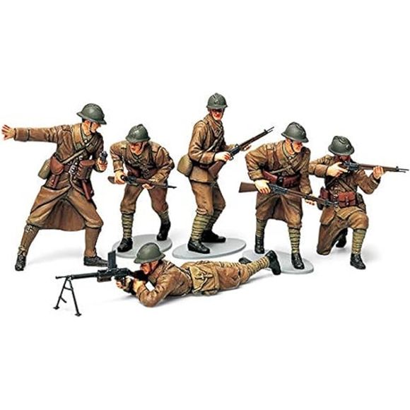 Tamiya MM WWII French Infantry Set 1/35 Scale Model Kit | Galactic Toys & Collectibles