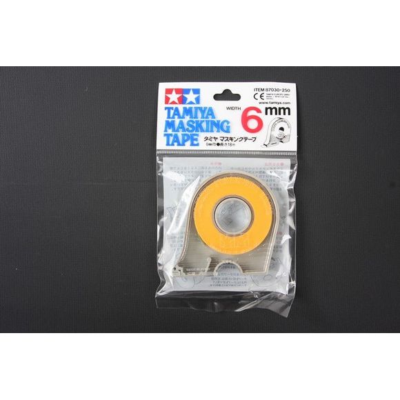 Tamiya 87030 Masking Tape 6mm in Dispenser for Plastic Models and Craft Hobby | Galactic Toys & Collectibles