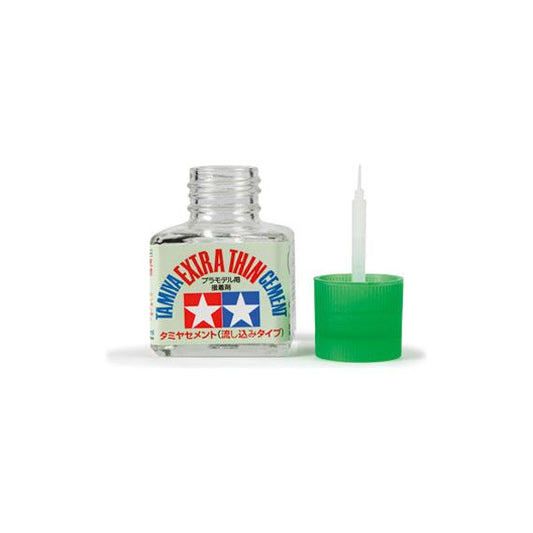 Tamiya 87038 Extra Thin Cement Glue Fine Tip 40ml | Galactic Toys & Collectibles