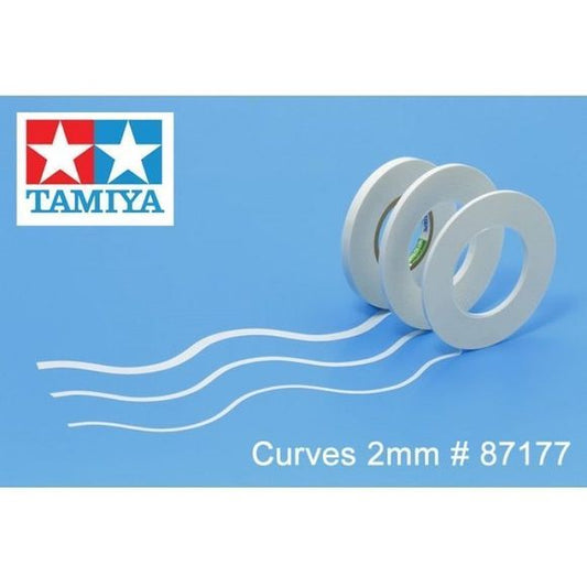 Tamiya 87177 Masking Tape For Curves 2mm Models Hobby Craft | Galactic Toys & Collectibles