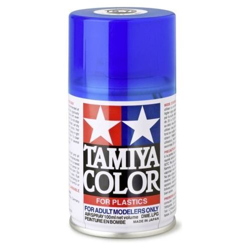 Tamiya 85072 TS-72 Clear Blue Spray Lacquer Paint Aerosol 100ml | Galactic Toys & Collectibles