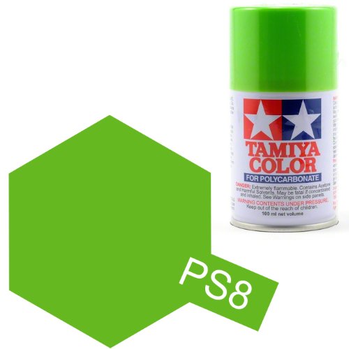 Tamiya Polycarbonate 86008 PS-8 Light Green Spray Paint Aerosol 100ml | Galactic Toys & Collectibles