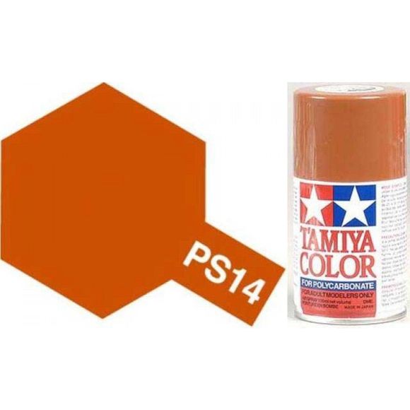 Tamiya Polycarbonate 86014 PS-14 Copper Spray Paint Aerosol 100ml | Galactic Toys & Collectibles