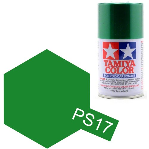 Tamiya Polycarbonate 86017 PS-17 Metal Metallic Green Spray Paint Aerosol 100ml | Galactic Toys & Collectibles