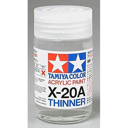 Tamiya 81030 Poly Acrylic Paint Thinner X-20A X20A 46ml Bottle | Galactic Toys & Collectibles
