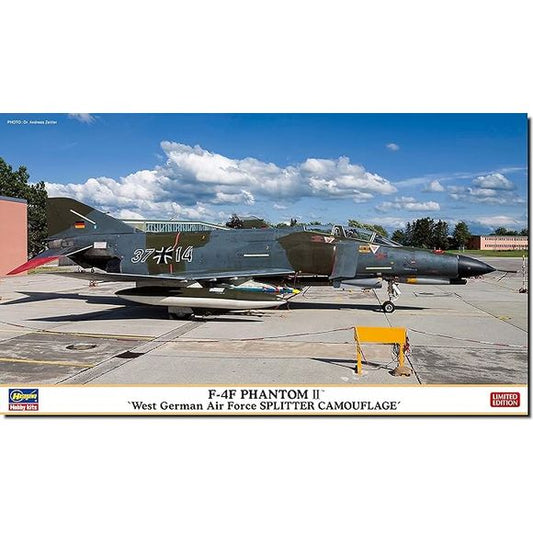 Hasegawa F-4F Phantom II West Luftwaffe Splitter Camouflage 1/72 Scale Aircraft Model Kit | Galactic Toys & Collectibles