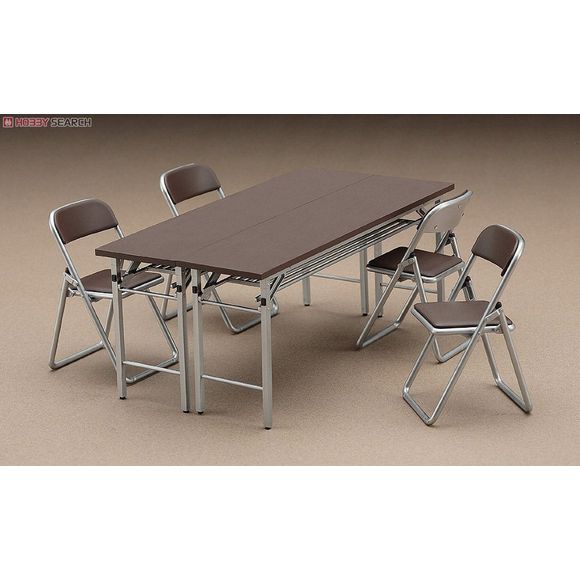 Hasegawa Meeting Room Desk & Chair 1/12 Scale Plastic Model Kit | Galactic Toys & Collectibles