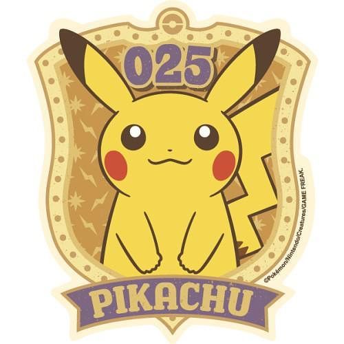 Ensky Pokemon Retro Sticker Collection 01 (Pikachu A) | Galactic Toys & Collectibles