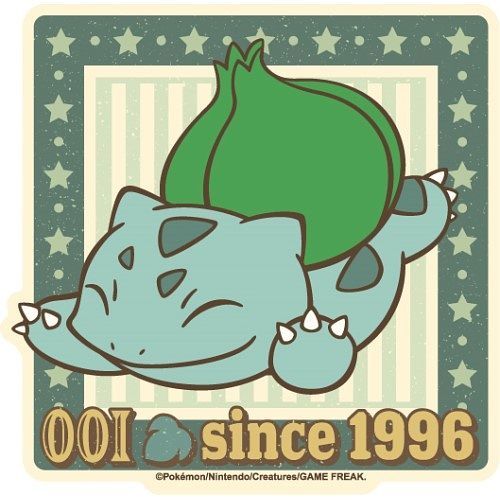 Ensky Pokemon Retro Sticker Collection 05 (Bulbasaur) | Galactic Toys & Collectibles