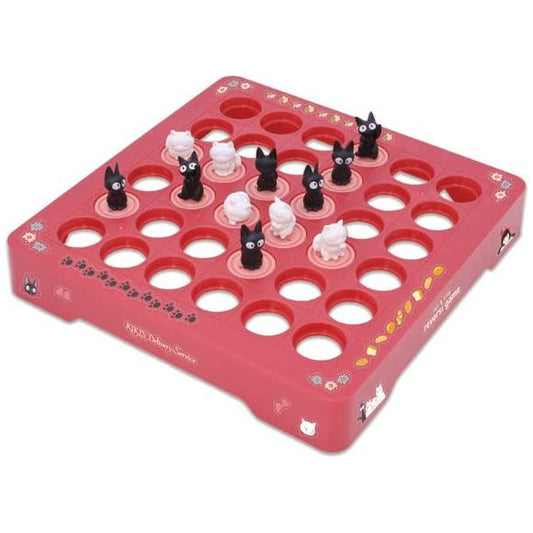 This game set uses the same rules as a normal game of Reversi, but with Jiji and Lily to make the game more fun than ever! The board is a compact 6x6 squares, and you can display it as a collectible too! It's great for people of all ages, from youngsters to adults. It'd be a unique addition to your Studio Ghibli collection -- order yours today!

[Size]: Game board: approximately 15.8cm x 15.8cm x 2.5cm
[Materials]: PVC, ABS, PET


[Set Contents]:

Lily pieces (x32)
Jiji pieces (x32)
Base for pieces (x32)
Ga