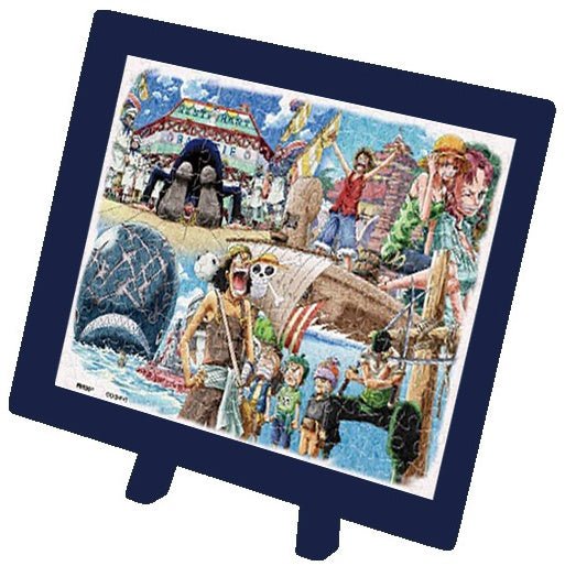 Fans of the wildly popular anime "One Piece" will get a huge kick out of this brand new jigsaw puzzle! This jigsaw puzzle is 150 pieces and boasts full color artwork titled "From the East Blue Sea to the Great Route" which showcases all of your favorite characters together! With an included easel, you'll be able to display your puzzle immediately upon completion! A fun project and addition to any fan's collection, order today!

This is a small-piece jigsaw puzzle, pieces are small compared to a standard jig