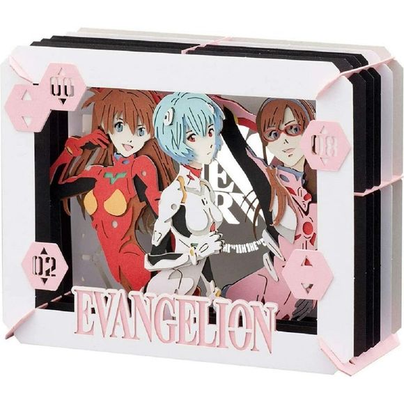 Ensky Evangelion: Paper Theater -  Rei, Asuka & Mari | Galactic Toys & Collectibles