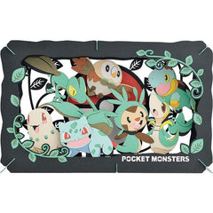 Ensky Pokemon Grass Type Paper Theater | Galactic Toys & Collectibles