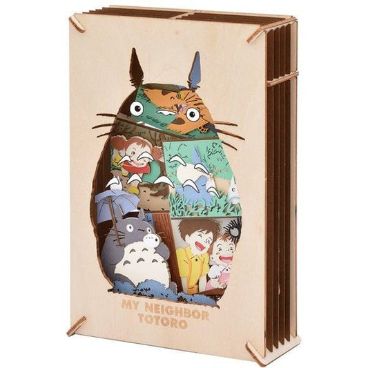 Ensky Studio Ghibli Paper Theater Wood style - My Neighbor Totoro | Galactic Toys & Collectibles
