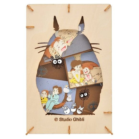 Ensky Studio Ghibli Paper Theater Wood style - My Neighbor Totoro | Galactic Toys & Collectibles