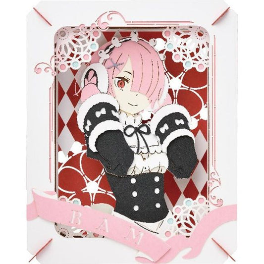 Ensky Re:Zero - Starting Life in Another World Paper Theater - Ram | Galactic Toys & Collectibles