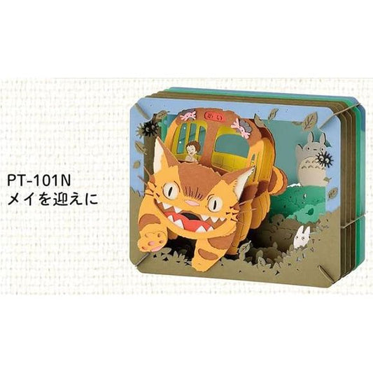 Ensky My Neighbor Totoro Paper Theater - Catbus Looking for Mei | Galactic Toys & Collectibles