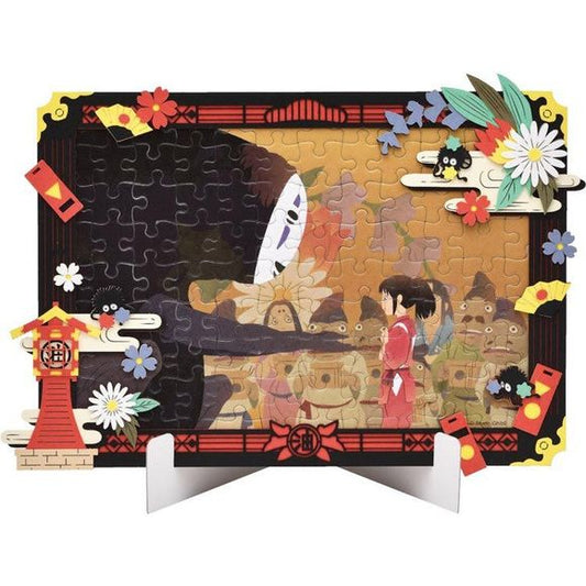 Jigsaw Puzzle x Paper Theater: An artistic jigsaw puzzle that you make the parts of and decorate them. A display stand is also included, so you can decorate it without buying additional panels when completed.

Finished size is approx. 30.4 x 21 cm (12 x 8.25 in)