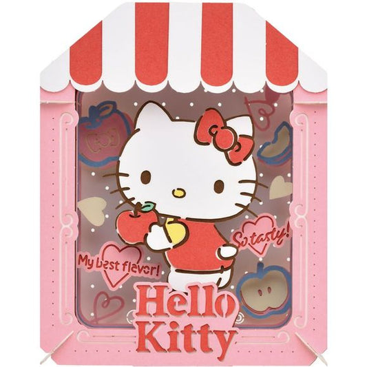 This "Paper Theater" kit from Ensky features Sanrio's beloved character Hello Kitty! Simply layer the pieces of precision laser-cut paper and glue them together for a 3D-look collectible item you'll love to display! This one is excellent for beginners. Place your order today!