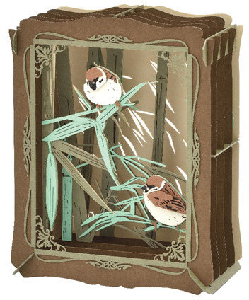 Ensky Paper Theater - PT-320 Bamboo And Sparrow