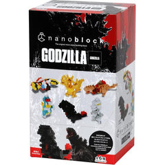 Godzilla Assortment 1 from Nanoblock's mininano series is an assortment of 6 characters. Stands approximately 2.00" tall in average. Difficulty: Based on a scale from 1 to 5: 1 being the easiest and 5 being most advanced, this model is based at a Level 2 (entry level) and is for ages 8+. With bricks as small as 4mm x 5mm and manufactured to the highest tolerances for a perfect fit, make amazing 3D art that fits in the palm of your hand. Build models with incredible detail, astounding authenticity, and unpar