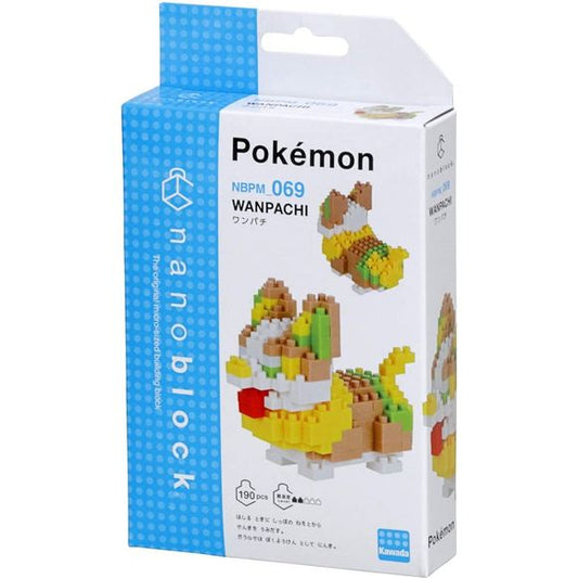 Nanoblock is a micro-sized building block designed in japan since 2008. Fun to build, Attractive to display, interesting to collect. a piece of nanoblock is the start of infinite creativity. Yamper from Nanoblock's Pokémon Collection Series stands approximately 2.2" tall and has 190 pieces