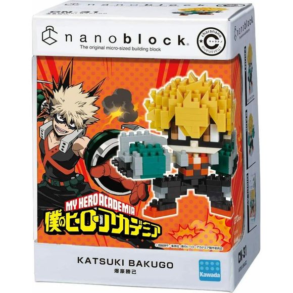 Nanoblock is a micro-sized building block designed in japan since 2008. Fun to build, Attractive to display, interesting to collect. a piece of nanoblock is the start of infinite creativity. This set includes 270 pieces to build Bakugo Katsuki.